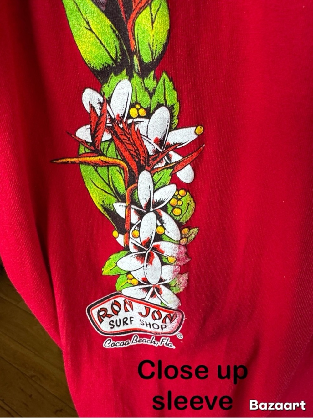 Ron Jon Red Surf Shop Graphic Long Sleeve Tee UNISEX XXL GRAPIC’s on BACK&SLEEVE - Picture 6 of 13